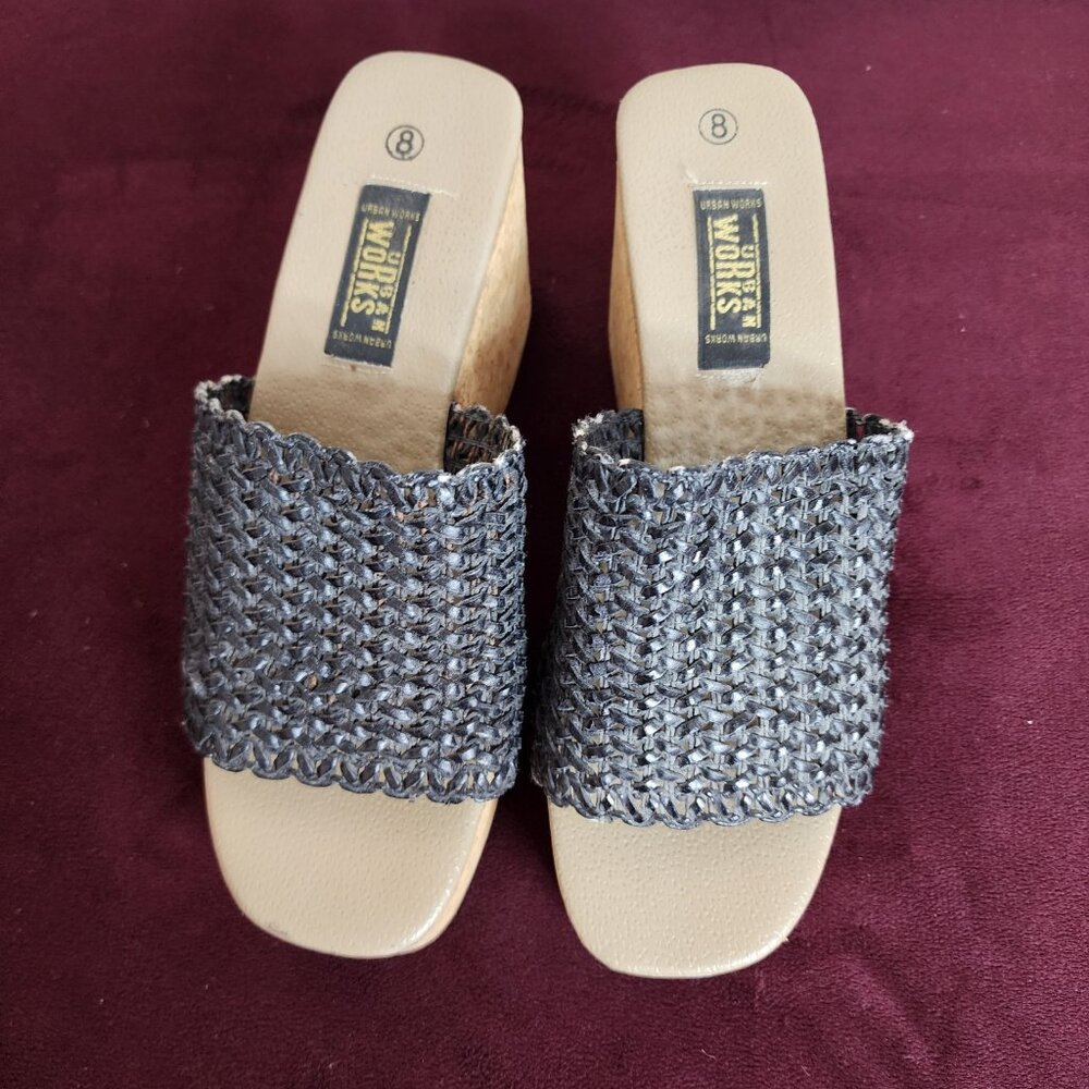 Urban Works Women's Wedge Sandels Size 8